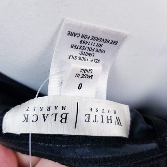 WHBM Womens Size 0 Black Silk Halter Top Cocktail Mini Dress NWT - Picture 6 of 8